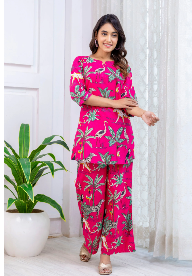Beautiful Tropical Co-ord Set