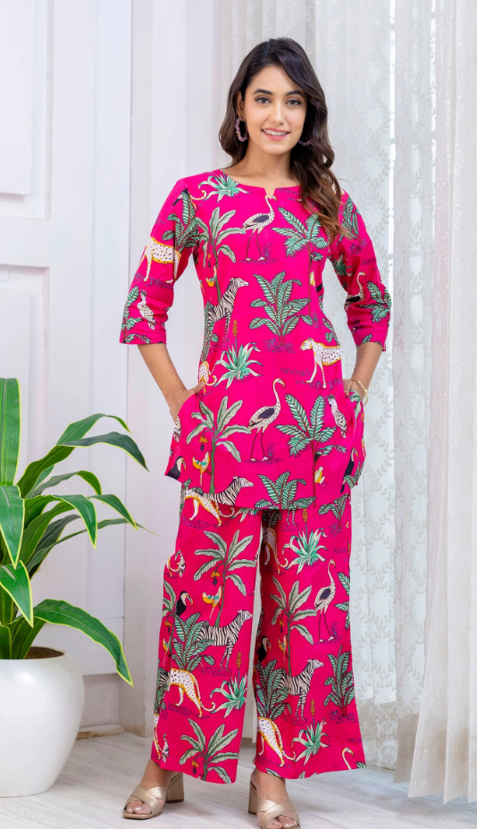 Beautiful Tropical Co-ord Set