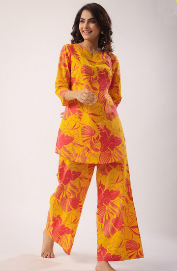 Mustard Cotton Cord Set