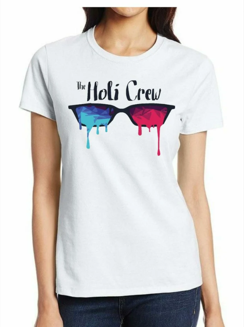 The Holi Crew Unisex Printed Holi T-Shirt