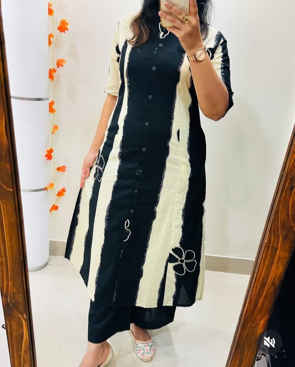 Double Shade Kurta Set
