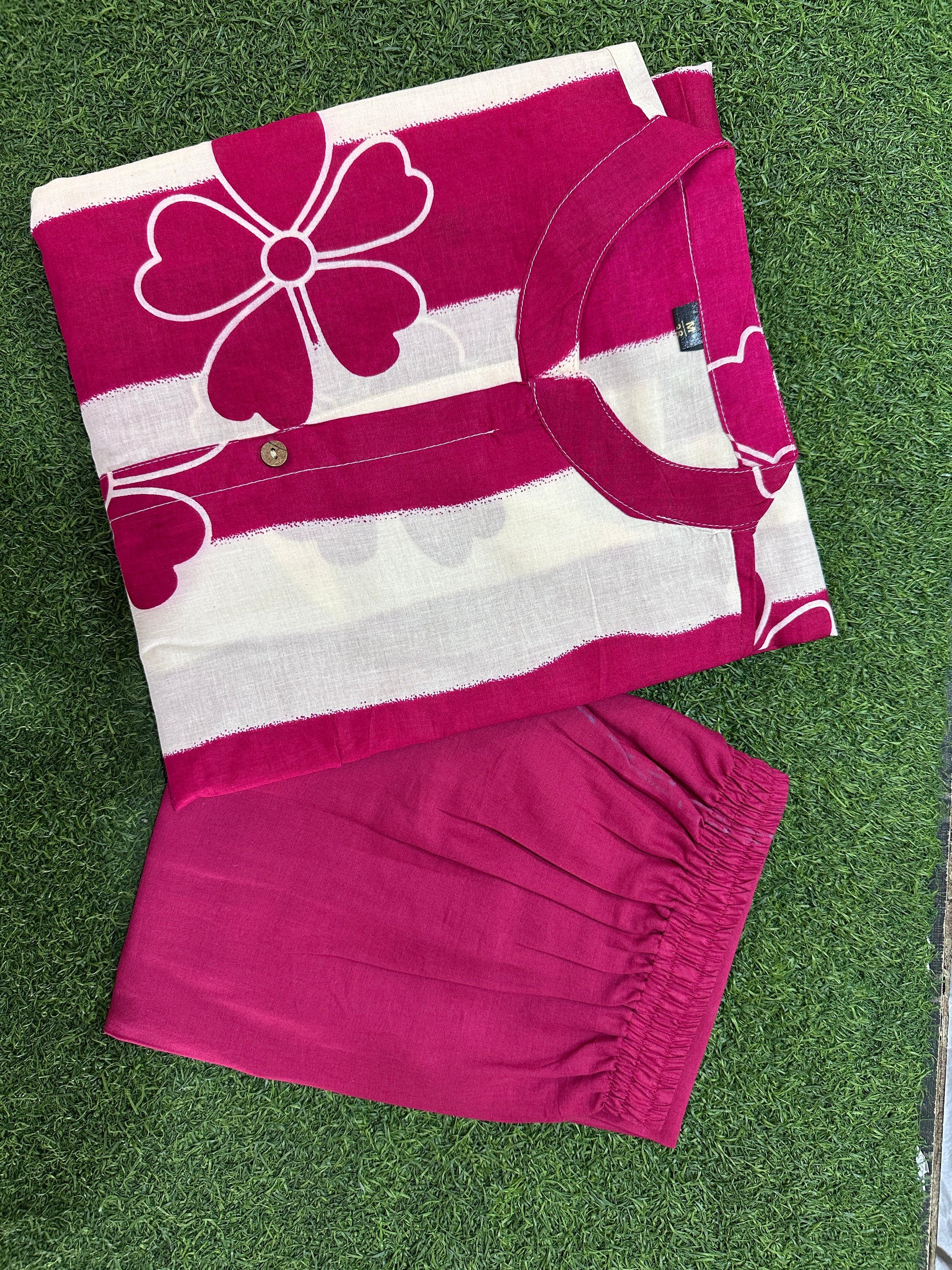 Double Shade Kurta Set