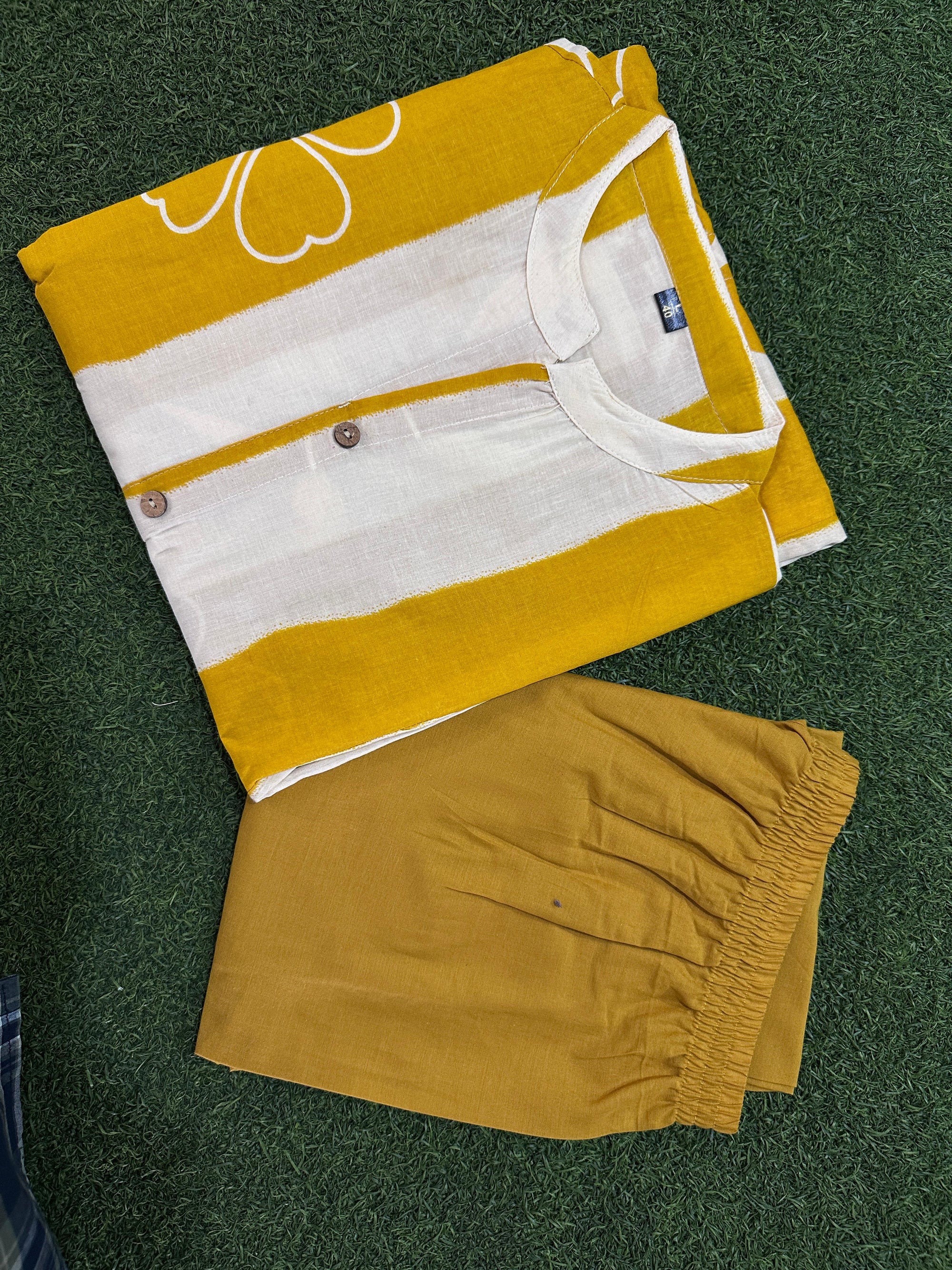 Double Shade Kurta Set