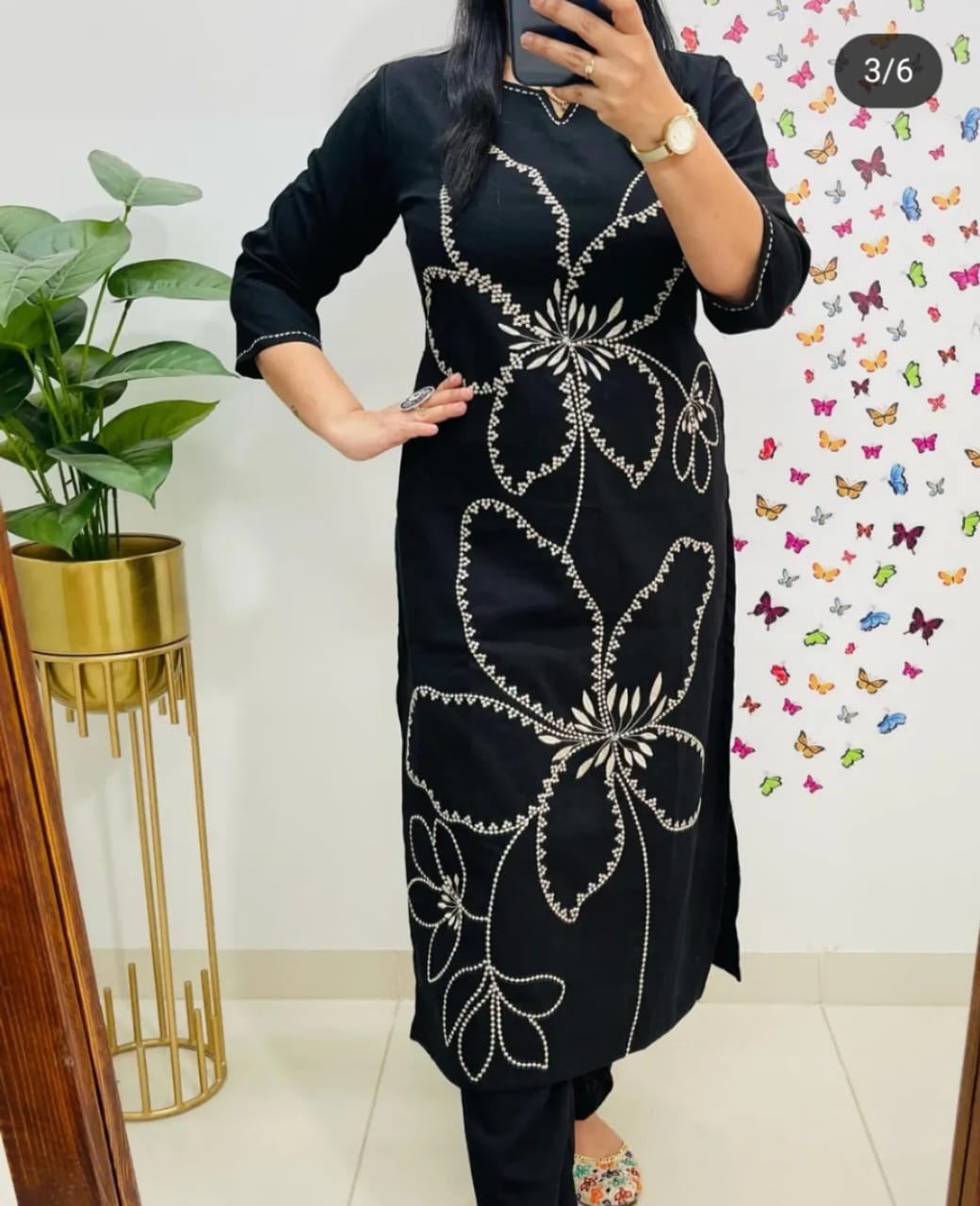 Embroidered Kurta Set
