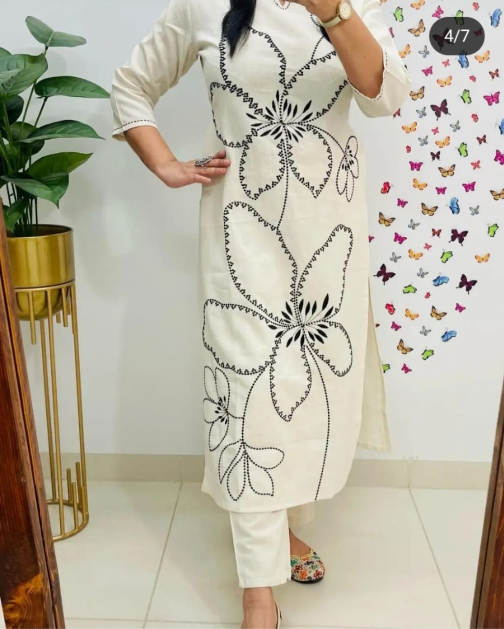 Embroidered Kurta Set