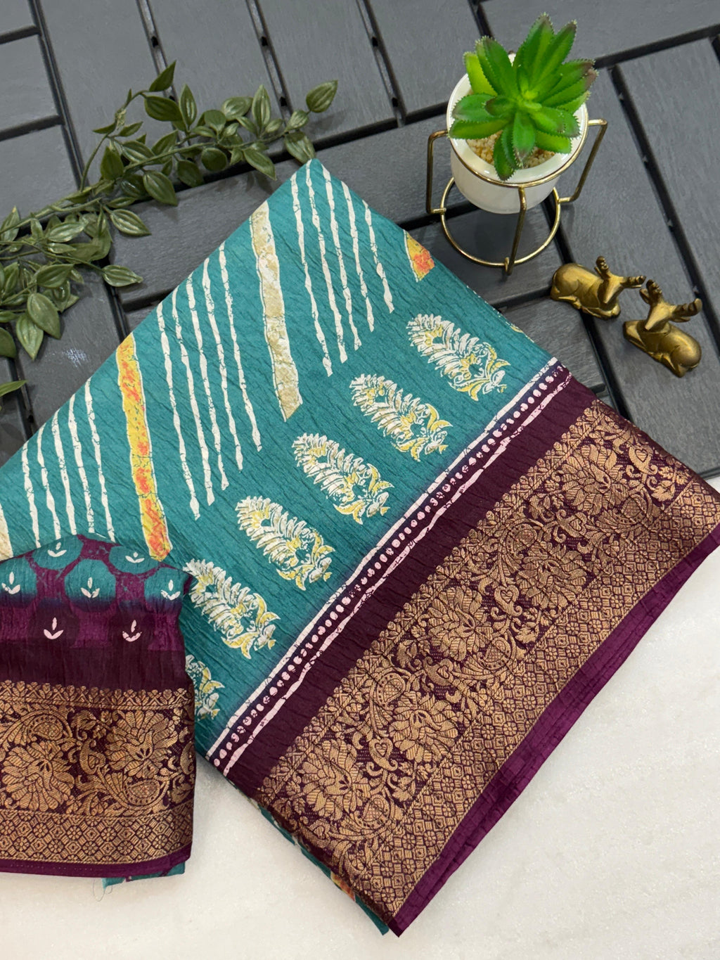 Timeless Leheriya Saree