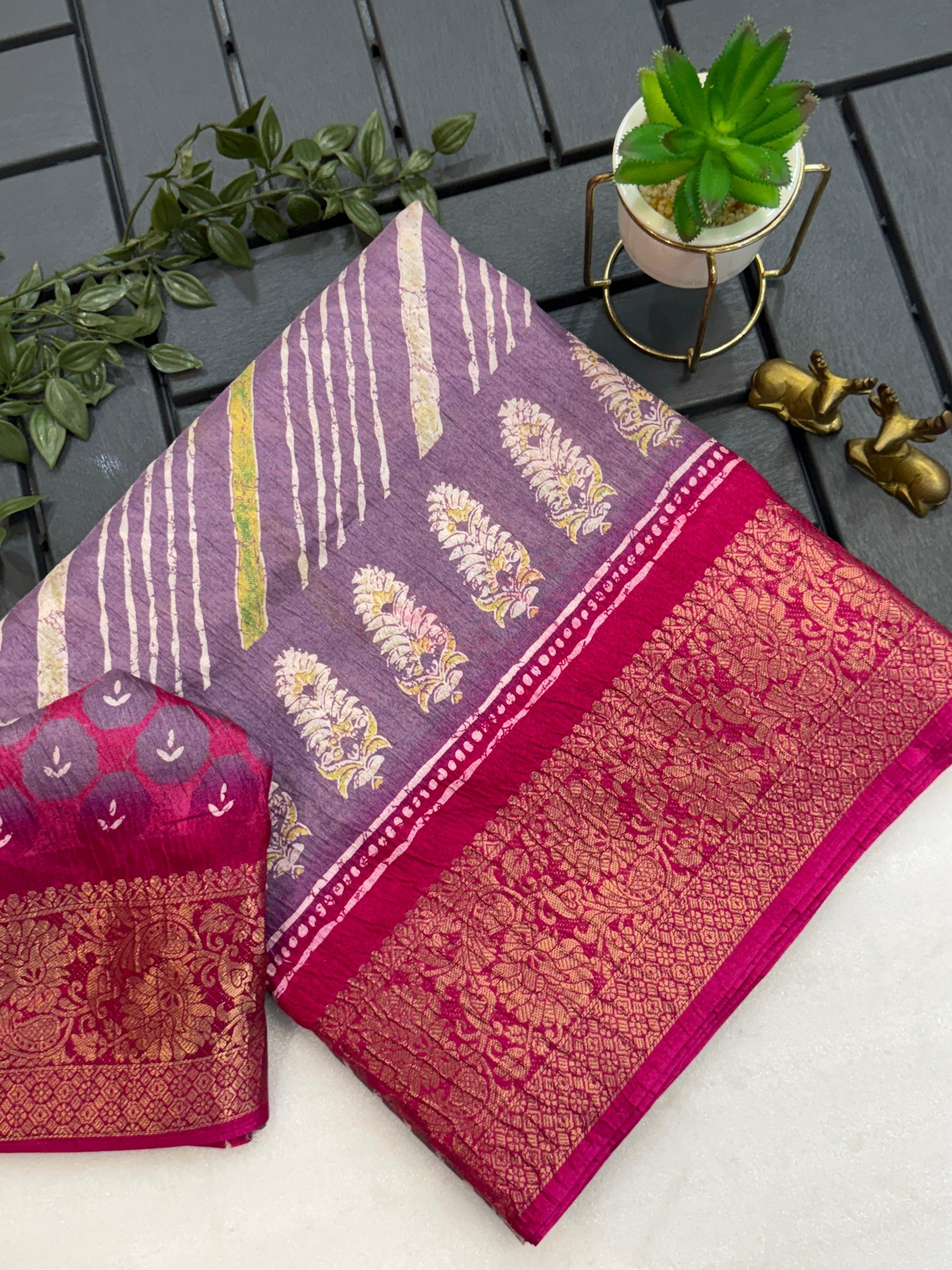 Timeless Leheriya Saree