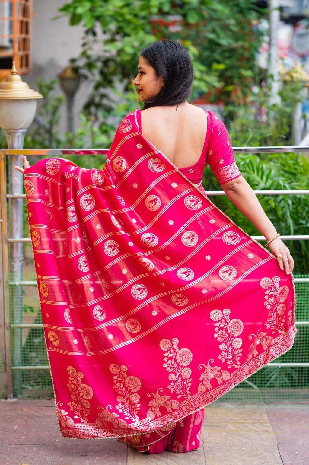 Banarasi Charm in Chanderi Silk Saree