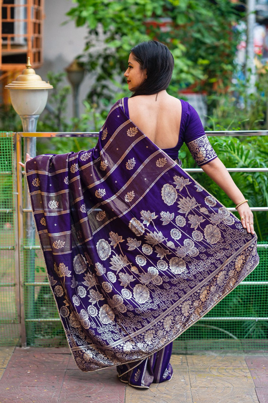 Banarasi Charm in Chanderi Silk Saree
