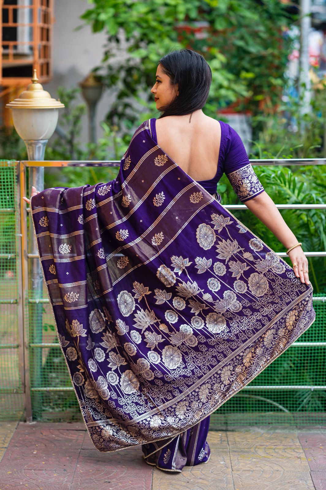 Banarasi Charm in Chanderi Silk Saree