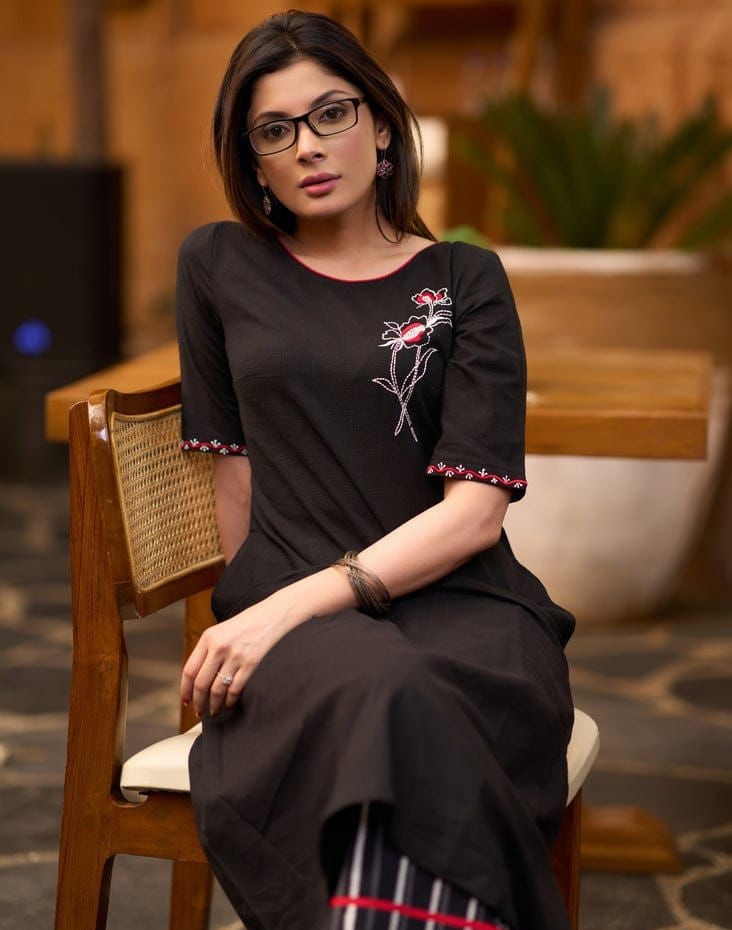 Black Beauty in Cotton Cord Set