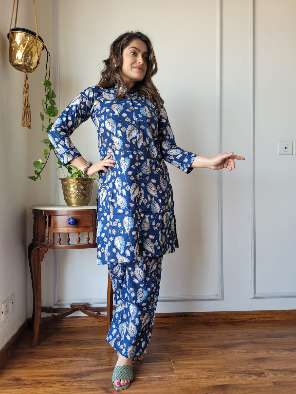 Cotton Printed Cord  Set