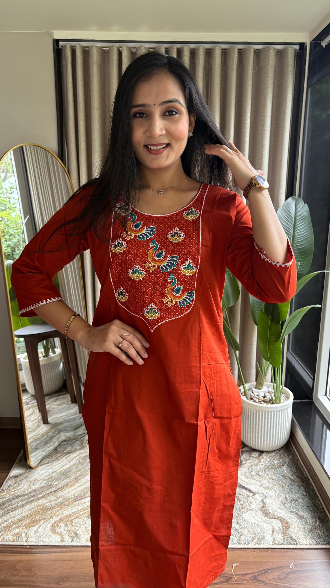 Elegant Dhabu Cotton Cord Set