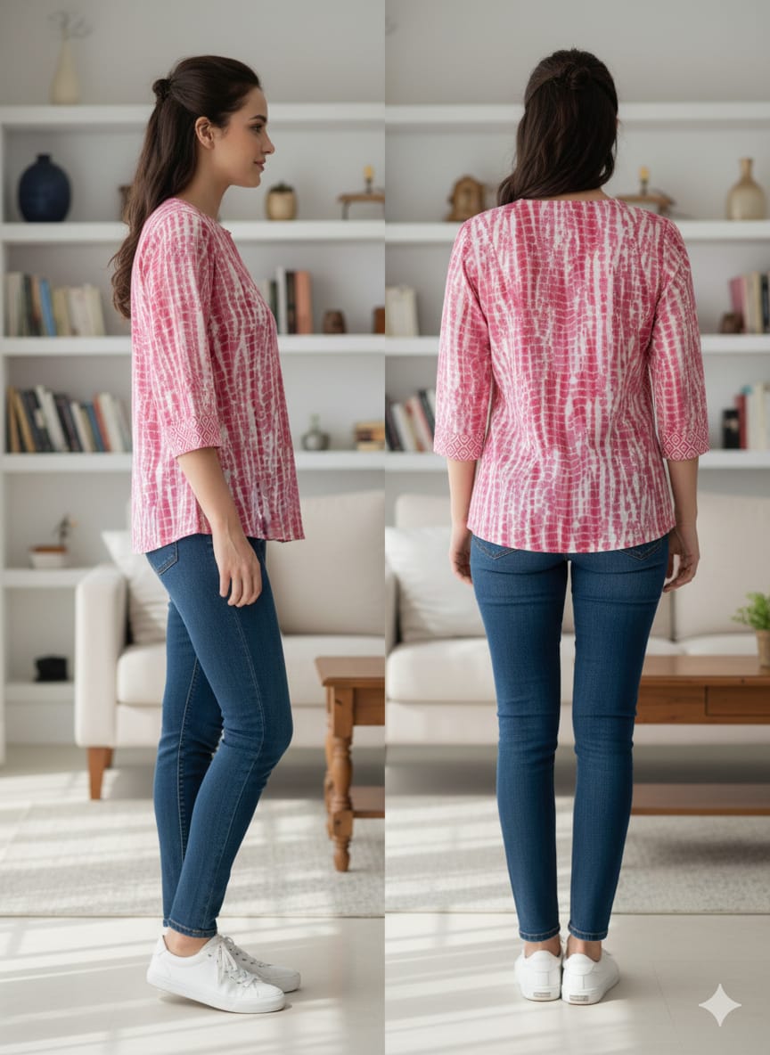 Hand Block Printed Cotton Tunic