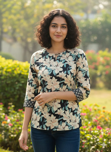 Hand Block Printed Cotton Tunic
