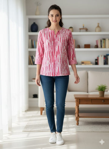 Hand Block Printed Cotton Tunic