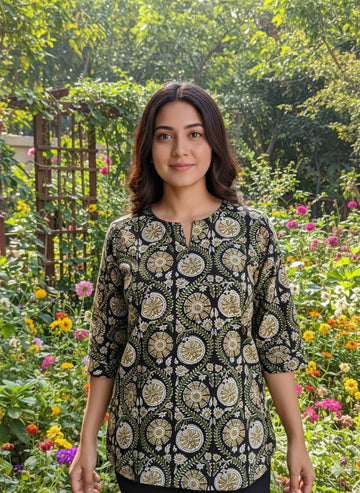 Hand Block Printed Cotton Tunic