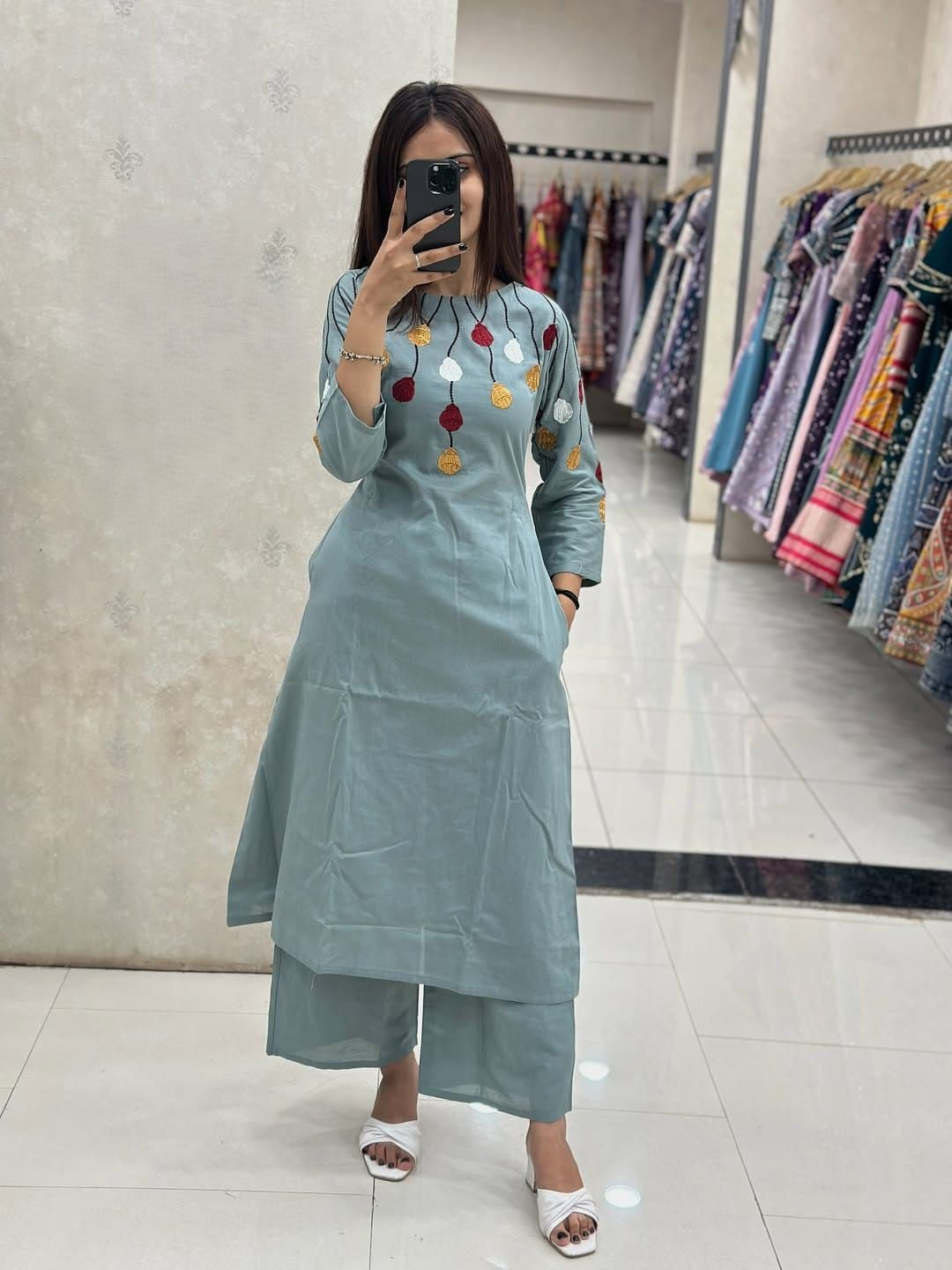 Stylish Cotton Kurti Set for Summer