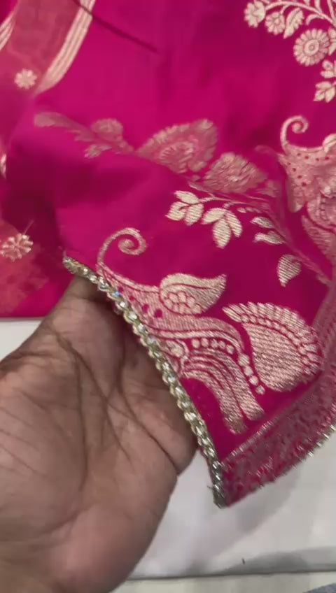Banarasi Charm in Chanderi Silk Saree